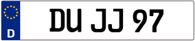 Truck License Plate